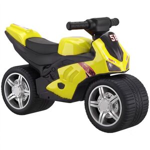 Imagine AIYAPLAY Bicicletă fără pedale tip motocicletă cu muzică și roți extra-largi pentru copii 18-36 luni Verde | Aosom Romania