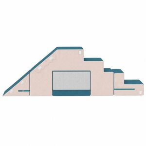 Imagine AIYAPLAY Canapea de joacă din catifea 2 piese canapea pentru copii din spumă lavabilă modulară pentru copii 0, 5-3 ani | Aosom Romania