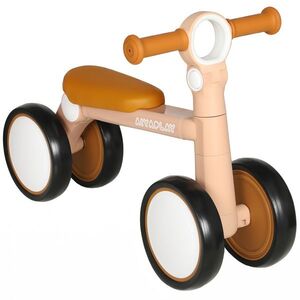 Imagine AIYAPLAY Bicicletă fără pedale pentru copii 1-2 ani pliabilă, cadru ușor din aluminiu, șa și ghidon reglabile, roți silențioase, 57x28, 5x40cm, Roz | Aosom Romania