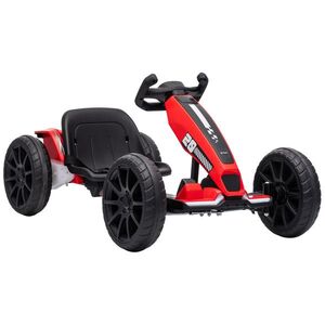 Imagine AIYAPLAY Go-Kart electric pentru copii 12V cu 2 motoare, roșu | Aosom Romania