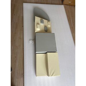 Imagine AIYAPLAY Set de 4 blocuri din spumă pentru psihomotricitate, tapițate cu PU, pentru cățărat și târât, 1-3 ani, Gri Deschis și Bej | Aosom Romania