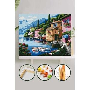 Imagine Pictura pe numere, L'essentiel Maison, Phs065, Multicolor