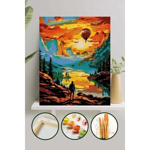 Imagine Pictura pe numere, L'essentiel Maison, Phs085, Multicolor