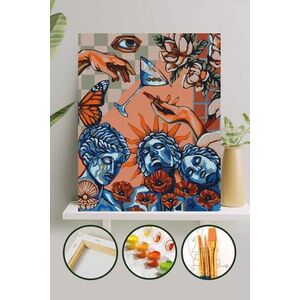 Imagine Pictura pe numere, L'essentiel Maison, Phs095, Multicolor