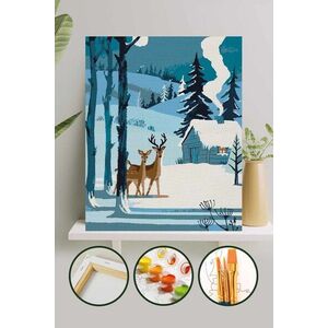 Imagine Pictura pe numere, L'essentiel Maison, Phs098, Multicolor