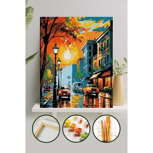 Imagine Pictura pe numere, L'essentiel Maison, Phs107, Multicolor