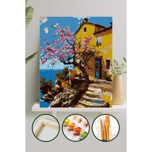 Imagine Pictura pe numere, L'essentiel Maison, Phs122, Multicolor