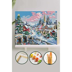 Imagine Pictura pe numere, L'essentiel Maison, Phs52, Multicolor