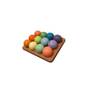 Imagine Jucarie pentru landou/carucior, Hanah Home, Pastel Balls, Multicolor