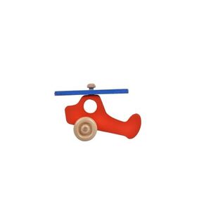 Imagine Jucarie pentru landou/carucior, Hanah Home, Mini Plane, 11x9x5 cm, Rosu