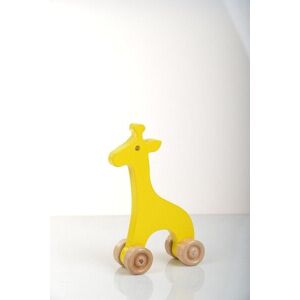 Imagine Jucarie pentru landou/carucior, Hanah Home, Giraffe, 9x15x4 cm, Galben