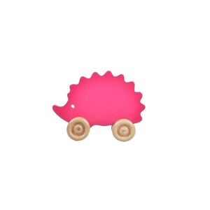 Imagine Jucarie pentru landou/carucior, Hanah Home, Hedgehog, 13x10x5 cm, Roz