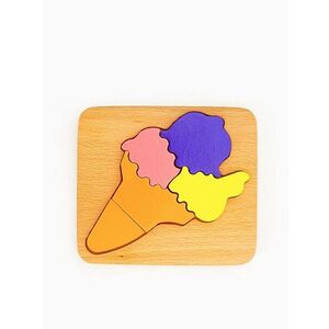 Imagine Jucarie pentru landou/carucior, Hanah Home, İce Cream, 18x16x3 cm, Multicolor