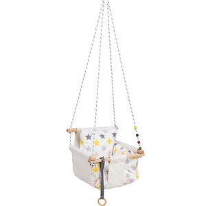 Imagine Baby Swing Chair, Wallxpert, Selale, Lemn, Ecru