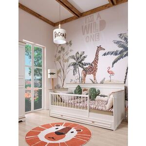 Imagine Pat extensibil, Hanah Home, Monte, 95.5x20x199.2 cm, PAL MELAMINAT, Crem / Stejar