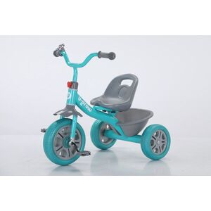 Imagine Tricicleta U-grow, 2-6 ani, otel, verde/turcoaz