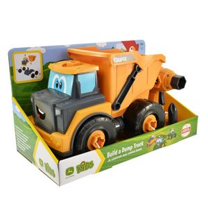 Imagine Jucarie Construieste-ti basculanta John Deere, 17x14x24 cm, plastic, portocaliu/gri