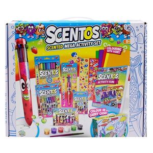 Imagine Set de activitati creative parfumate, Scentos, Mega Activity, multicolor