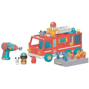Imagine Set Bormasina Magica, Camionul pompierilor 44 piese Educational Insights