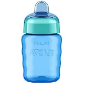 Imagine Cana cu tetina de formare Philips-AVENT, 260ml, 9luni+, Albastru