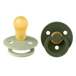 Imagine Set 2 Suzete Colour Latex, Tetina Rotunda, 18 Luni +
