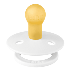Imagine Suzeta pentru bebelusi Bibs Colour Latex, tetina rotunda, 0 luni +, Alb