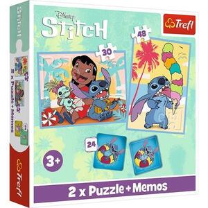 Imagine Puzzle Trefl 2 in 1 Memo Disney Stitch Lilo