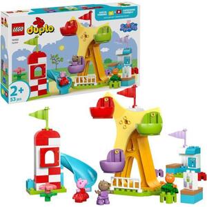 Imagine LEGO® DUPLO - Peppa Pig - Targ de distractii 10453, 53 piese