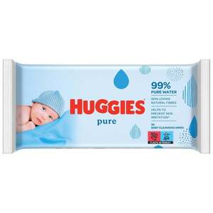 Imagine Servetele umede Huggies Pure, 56 buc