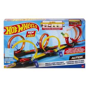 Imagine Set pista cu 3 bucle si masinuta Hot Wheels