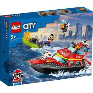 Imagine LEGO® City - Barca de salvare a pompierilor (60373)