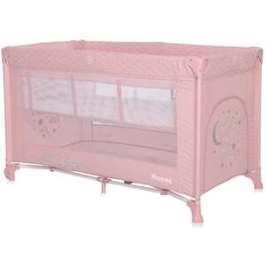 Imagine Patut pliabil Lorelli Noemi, 2 nivele Mellow Rose Star