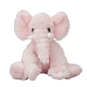 Imagine Jucarie de plus, Puffy Friends, Elefant, Roz, 30 cm