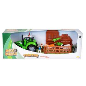 Imagine Set de joaca tractor si mini ferma, Maxx Wheels, Farmer Toys