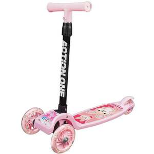 Imagine Trotineta cu roti luminoase, Action One, Funride, Roz