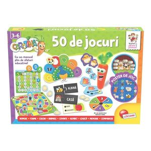 Imagine Set 50 jocuri educative, Lisciani, Carotina, Creionul interactiv