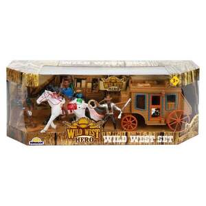 Imagine Set de joaca, Cowboy cu trasura si cai, Wild West Hero
