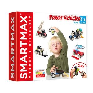 Imagine Joc magnetic, Smart Max, Vehicule cu motor, 25 piese