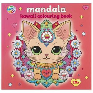 Imagine Carte de colorat, Grafix, Mandala Kawaii, 20 pagini