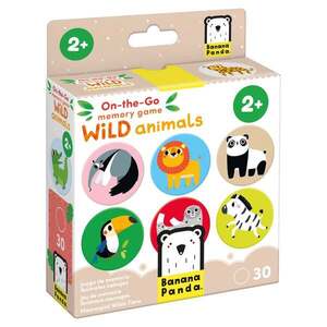 Imagine Joc de memorie, Banana Panda, Animale salbatice, 30 piese