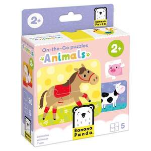 Imagine Primul meu puzzle, Banana Panda, On-The-Go, Animale, 20 piese