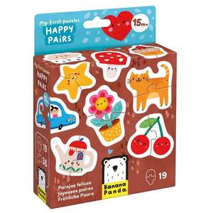 Imagine Primul meu puzzle, Banana Panda, Perechi fericite, 38 piese