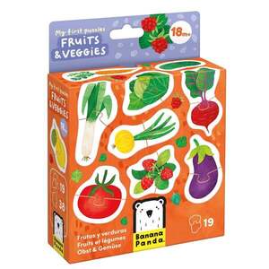Imagine Primul meu puzzle, Banana Panda, Fructe si Legume, 38 piese