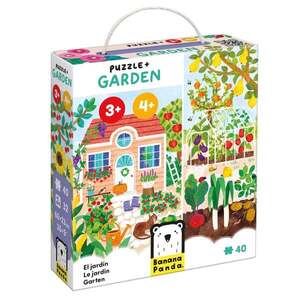 Imagine Puzzle Banana Panda, Gradina, 40 piese
