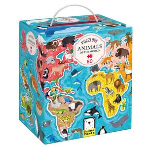Imagine Puzzle Banana Panda, Animale din jurul lumii, 60 piese