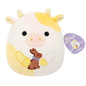 Imagine Jucarie de plus, Squishmallows, Vacuta Bodie cu iepuras, 19 cm