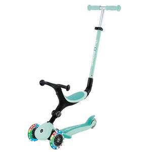 Imagine Trotineta 3 in 1 cu scaun si roti luminoase, Globber, Go Up Active, Albastru