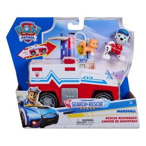 Imagine Set de joaca vehicul si figurine, Paw Patrol, Search and Rescue Responder, Marshall, 20155159