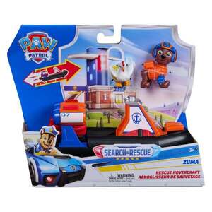 Imagine Set de joaca vehicul si figurine, Paw Patrol, Search and Rescue Hovercraft, Zuma, 20155161