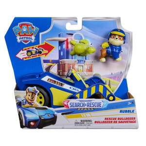 Imagine Set de joaca vehicul si figurine, Paw Patrol, Search and Rescue Bulldozer, Rubble, 20156332